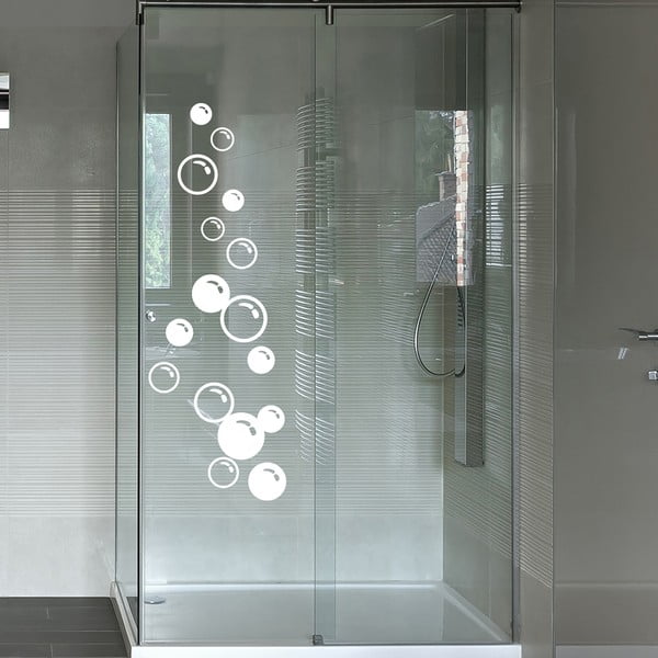 Uzlīme dušas durvīm Ambiance Soap Bubbles, 30 x 80 cm