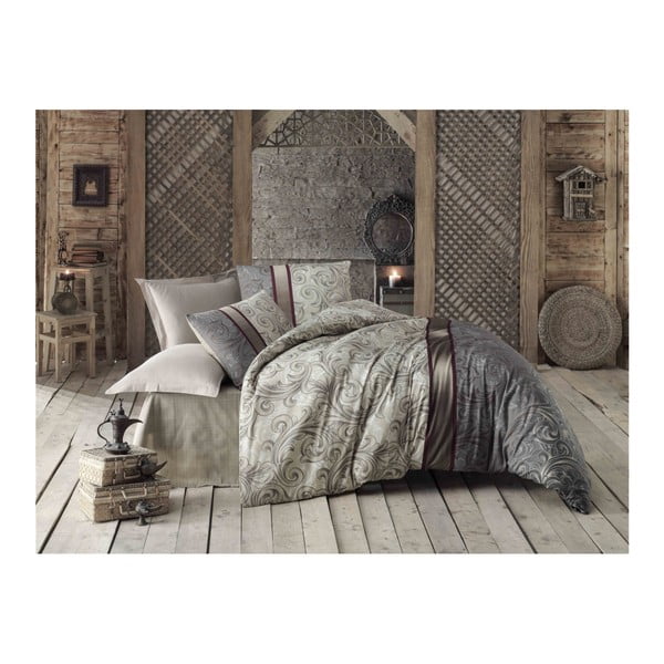 Divvietīga gultas veļa ar lapu Basilisk, 200 x 220 cm