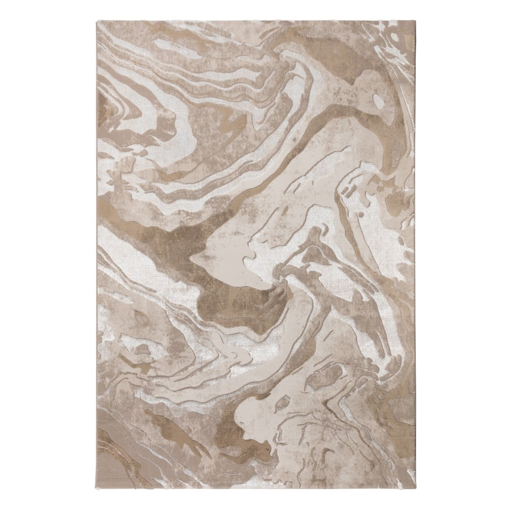 Bēšs paklājs Flair Rugs Marbled, 80 x 150 cm