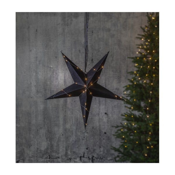 Melns Ziemassvētku gaismas rotājums Star Trading Velvet