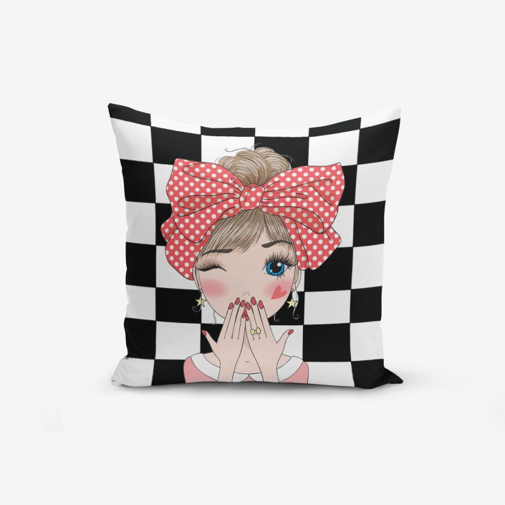 Spilvendrāna Minimalist Cushion Covers Damali Fashion Girl Modern, 45 x 45 cm