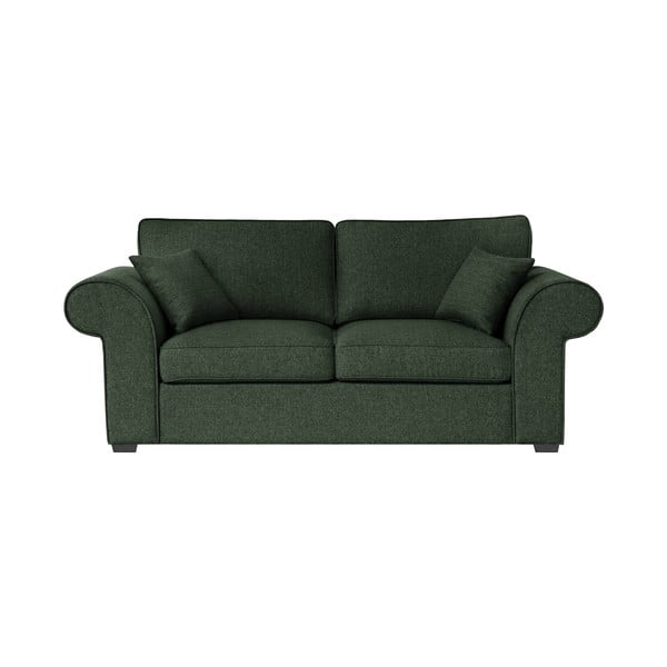 Tumši zaļš izvelkamais dīvāns Jalouse Maison Ivy, 200 cm