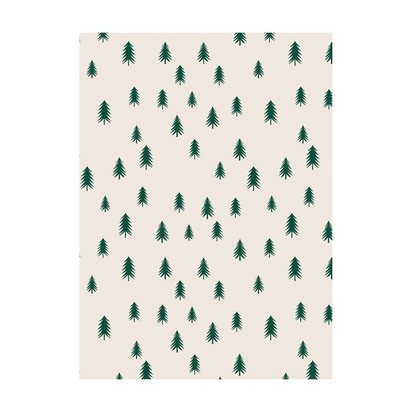 5 dāvanu papīra loksnes eleanor stuart Christmas Trees, 50 x 70 cm
