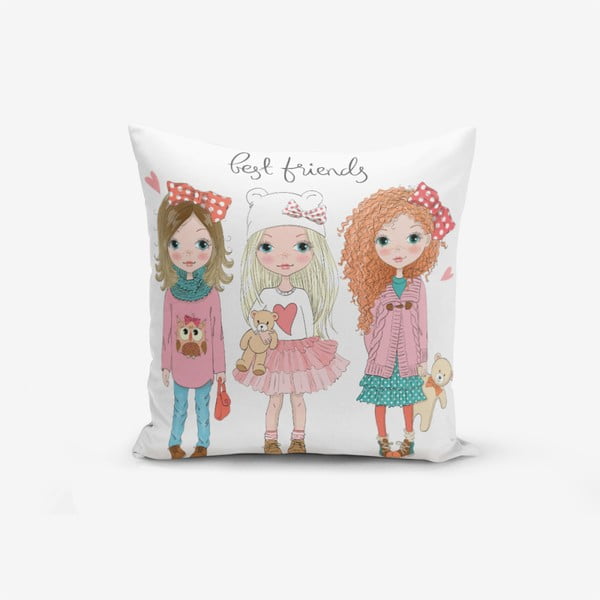 Spilvendrāna Minimalist Cushion Covers Best Friends, 45 x 45 cm
