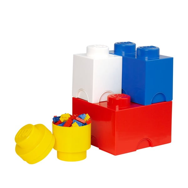 4 LEGO® glabāšanas kastu komplekts