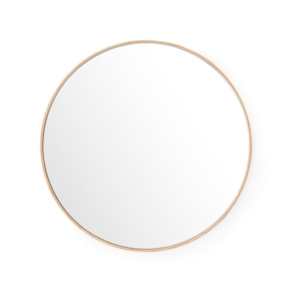 Sienas spogulis ar ozolkoka rāmi Wireworks Glance, ⌀ 66 cm