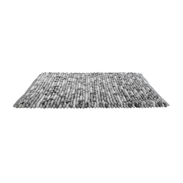Pelēks vannasistabas paklājs Wenko Smooth, 90 x 60 cm