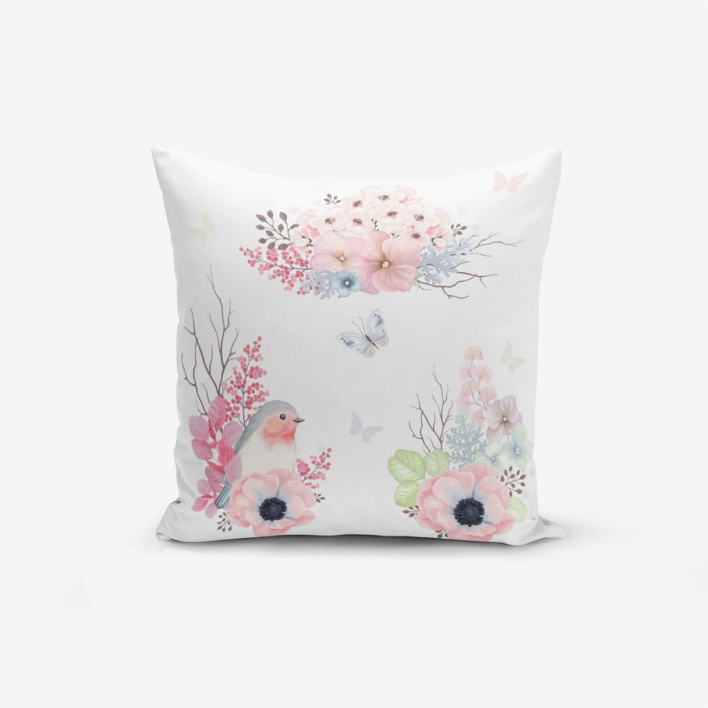 Spilvendrāna Minimalist Cushion Covers Special Design Bird Modern, 45 x 45 cm