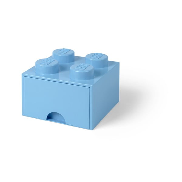 Gaiši zila LEGO® kvadrātveida glabāšanas kaste
