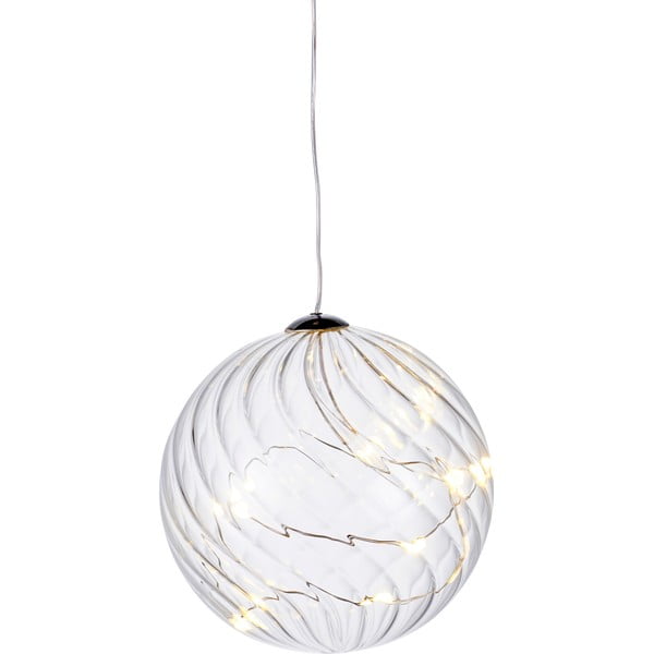 LED gaismas dekors Sirius Wave Ball, Ø 10 cm