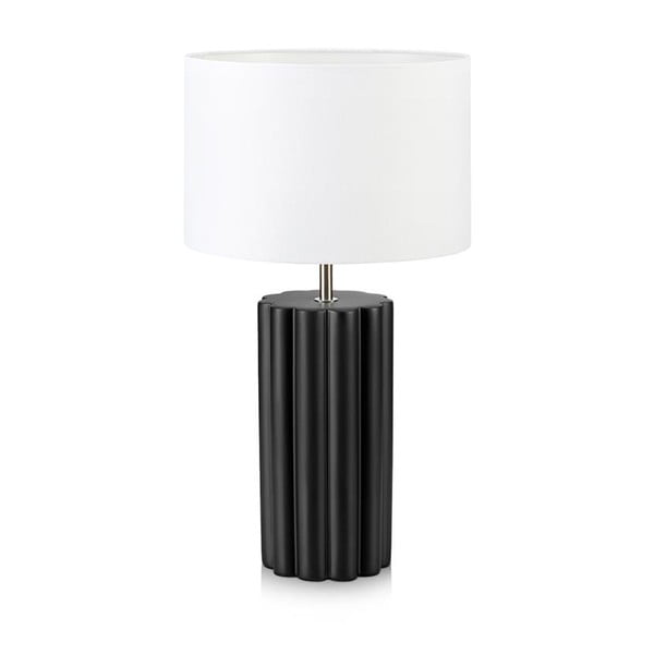 Melna galda lampa Markslöjd Kolonna, augstums 44 cm