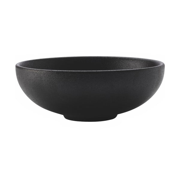 Melna keramikas bļoda Maxwell & Williams Caviar, ø 15,5 cm