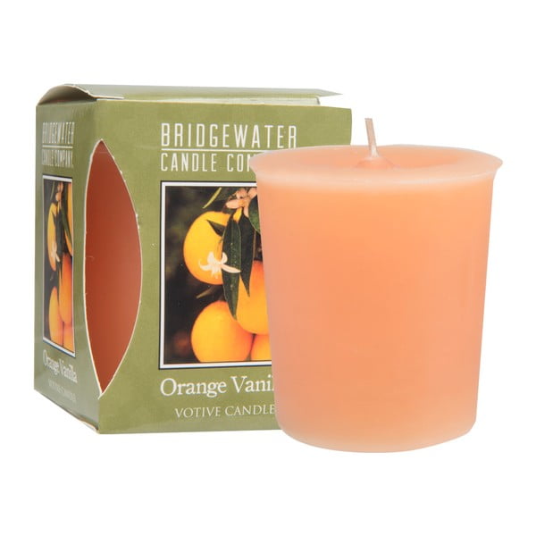 Bridgewater Candle Company apelsīnu vaniļas aromāta svece, deg 15 stundas
