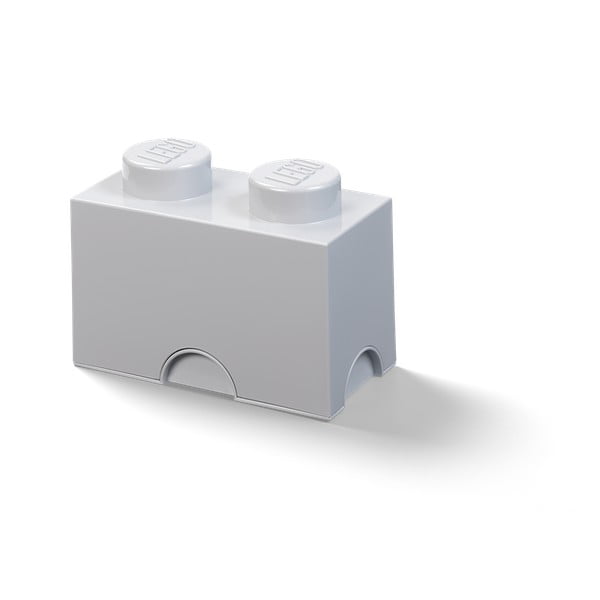 Bērnu pelēka taisnstūra glabāšanas kaste LEGO®