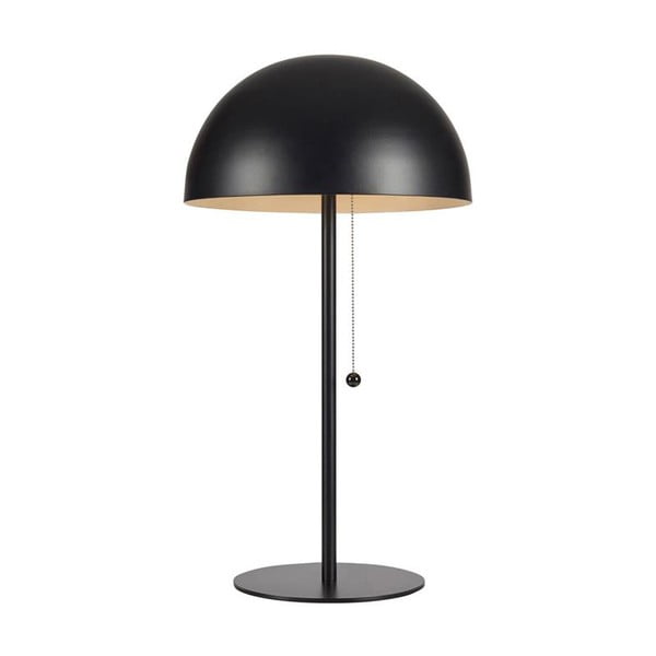 Melna galda lampa Markslöjd Dome, augstums 54,5 cm