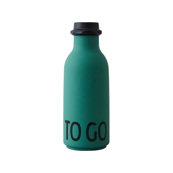 Zaļa ūdens pudele Design Letters To Go, 500 ml
