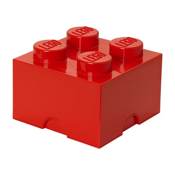 Sarkana kvadrātveida glabāšanas kaste LEGO®