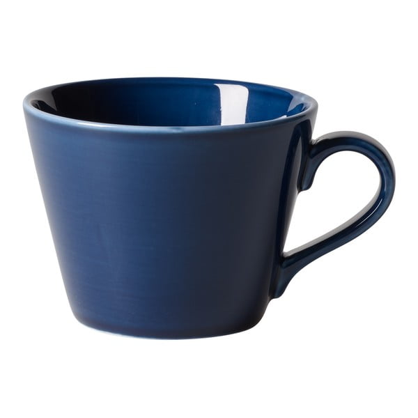 Tumši zila porcelāna kafijas tasīte Villeroy & Boch Like Organic, 270 ml