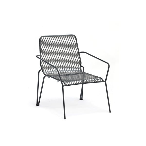 2 pelēku dārza krēslu komplekts Ezeis Ambroise