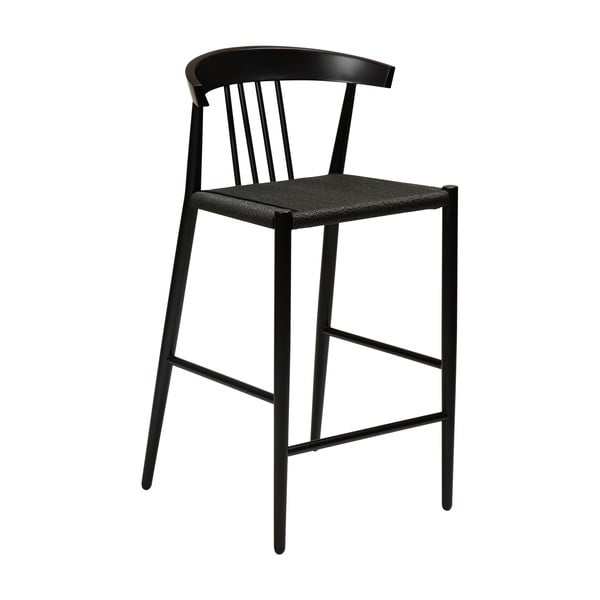 Melns bāra krēsls DAN-FORM Denmark Sava, augstums 91,5 cm