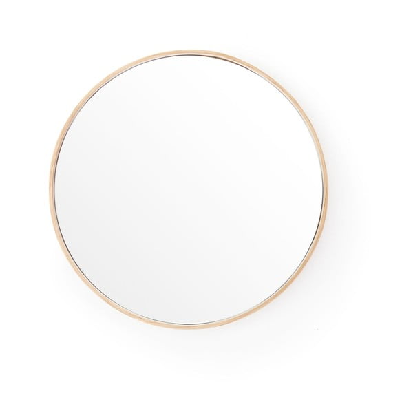 Sienas spogulis ar ozolkoka rāmi Wireworks Glance, ⌀ 31 cm