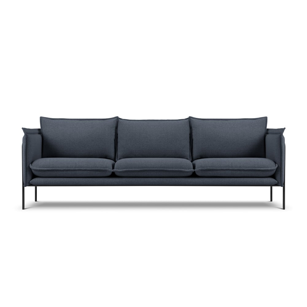 Tumši zils dīvāns Interieurs 86 Andrea, 218 cm