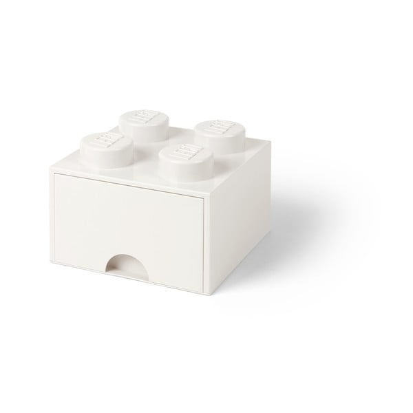 Balta LEGO® kvadrātveida glabāšanas kaste