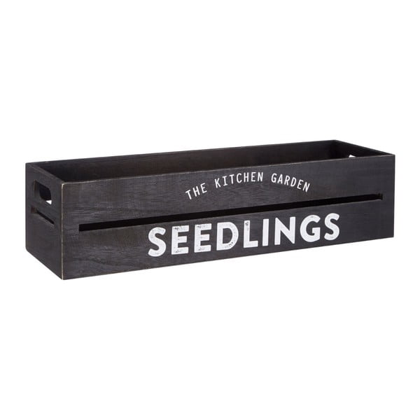 Melna koka kaste zālēm un puķēm Premier Housewares Seedlings, 15 x 45 cm