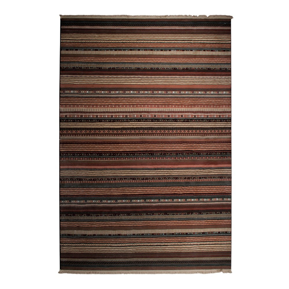 Tumšs rakstains paklājs Zuiver Nepal Dark, 160 x 235 cm