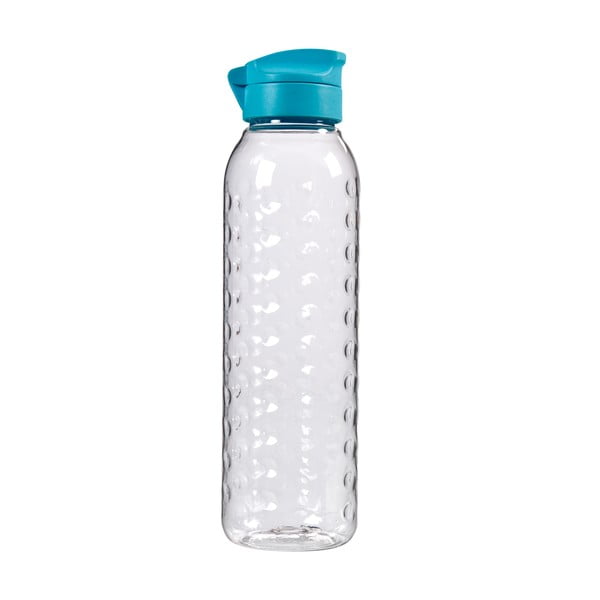 Ūdens pudele ar zilu vāciņu Curver Dots, 750 ml