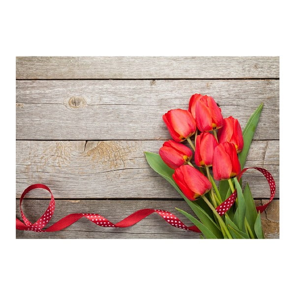 Vinila paklājs Tulips, 52 x 75 cm