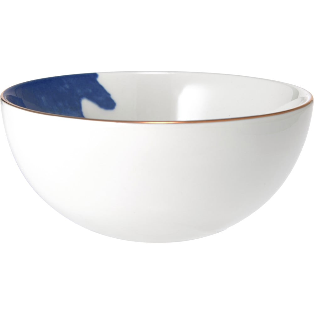 2 zili baltu porcelāna trauku komplekts Westwing Collection Rosie, ø 15 cm