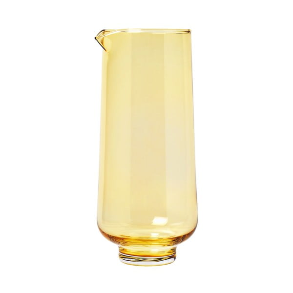 Dzeltena stikla ūdens karafe Blomus Flow, 1,1 l