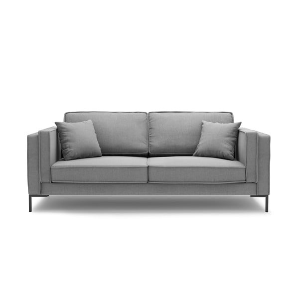 Pelēks dīvāns Milo Casa Attilio, 160 cm