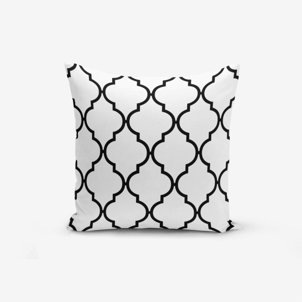 Spilvendrāna Minimalist Cushion Covers Black White Ogea, 45 x 45 cm