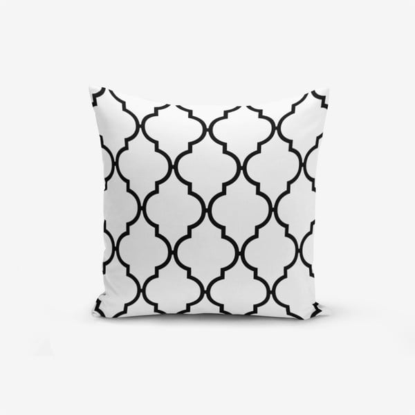 Spilvendrāna Minimalist Cushion Covers Black White Ogea, 45 x 45 cm