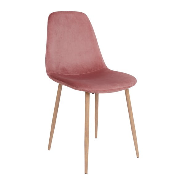 2 ēdamistabas krēslu komplekts ar rozā samta polsterējumu House Nordic Stockholm