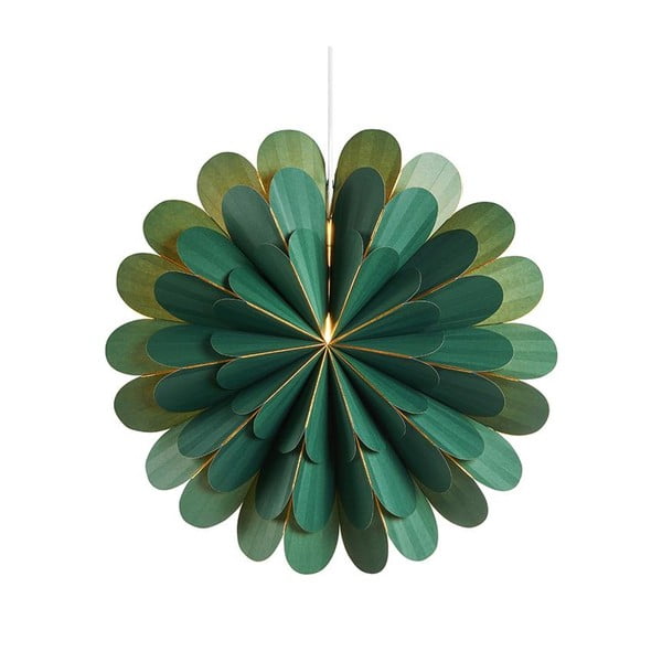 Zaļš piekaramais gaismas dekors Markslöjd Marigold, augstums 45 cm