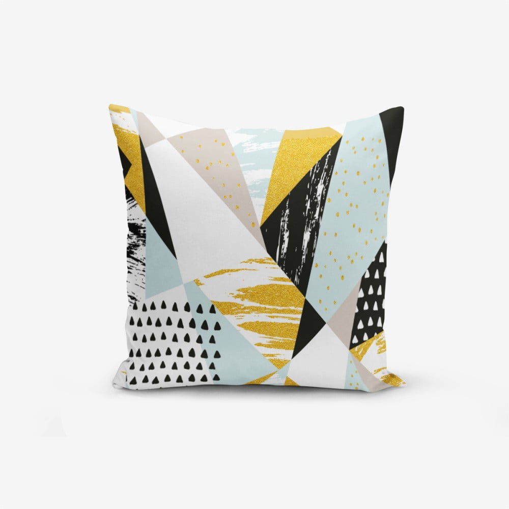Spilvendrāna Minimalist Cushion Covers Liandnse Modern Geometric Sekiller, 45 x 45 cm