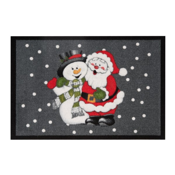 Durvju paklājs Hanse Home Santa and Snowman, 40 x 60 cm