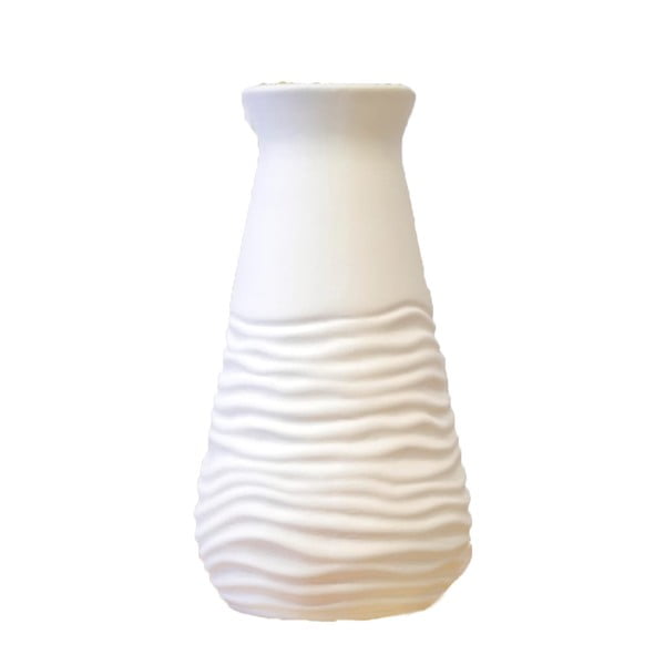 Balta keramikas vāze Rulina Crease 3