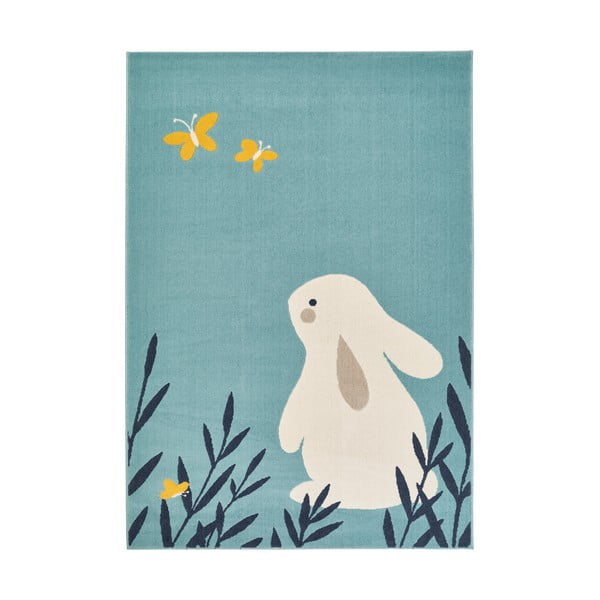 Zils bērnu paklājs Zala Living Design Bunny Lottie, 120 x 170 cm