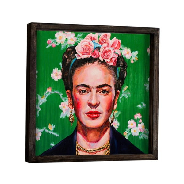 Sienas glezna Frida Kahlo, 34 x 34 cm