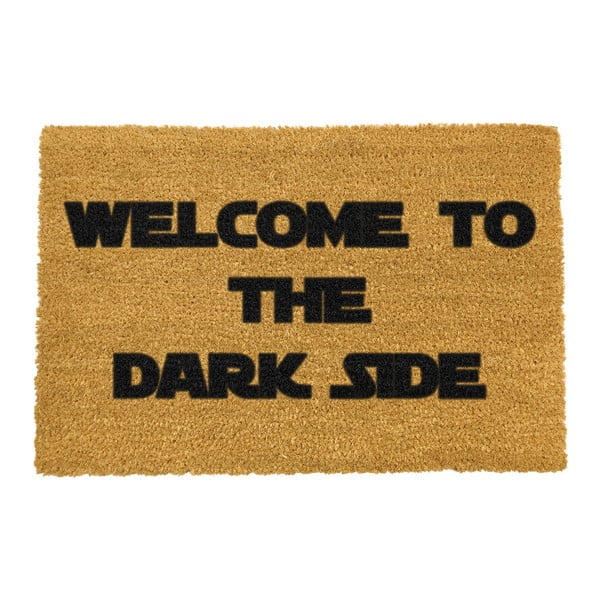 Dabīgās kokosšķiedras paklājs Artsy Doormats Welcome to the Darkside, 40 x 60 cm