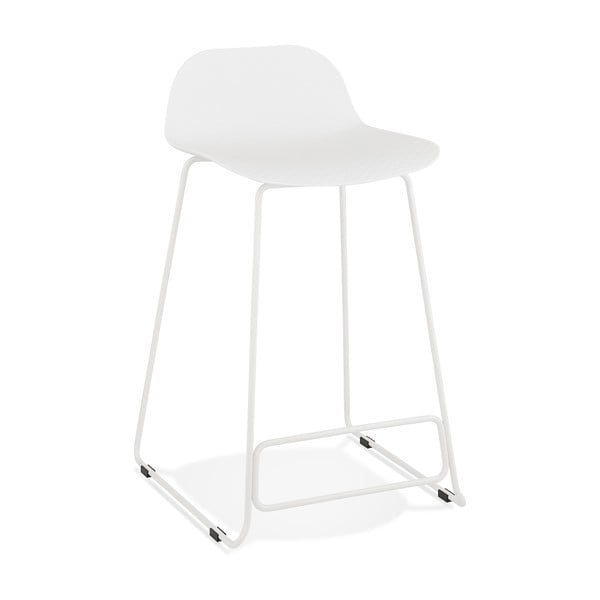 Balts bāra krēsls Kokoon Slade Mini, sēdekļa augstums 66 cm