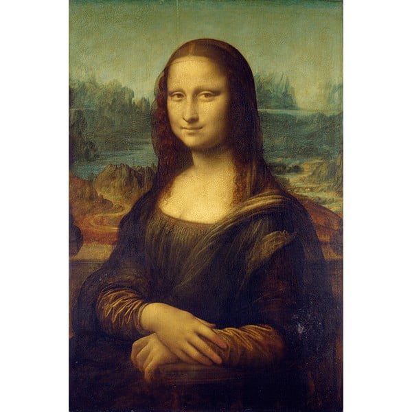 Gleznas reprodukcija Leonardo da Vinci - Mona Lisa, 60 x 40 cm