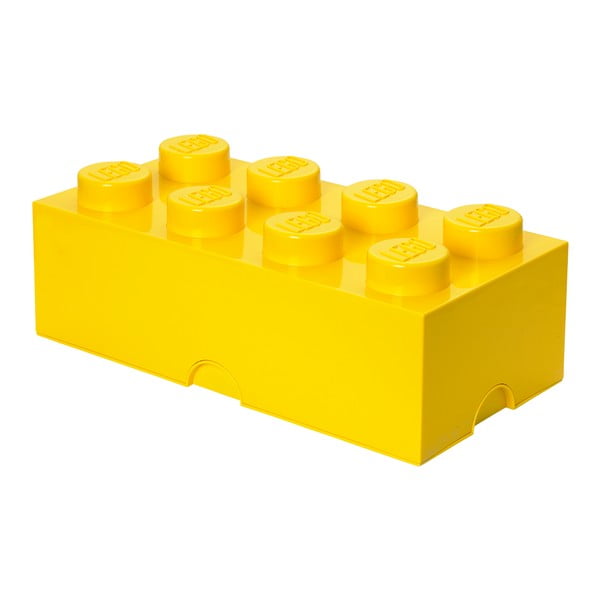 Tumši dzeltena glabāšanas kaste LEGO®