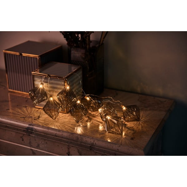 LED gaismiņu virtene Sirius Nellie Grey, garums 180 cm