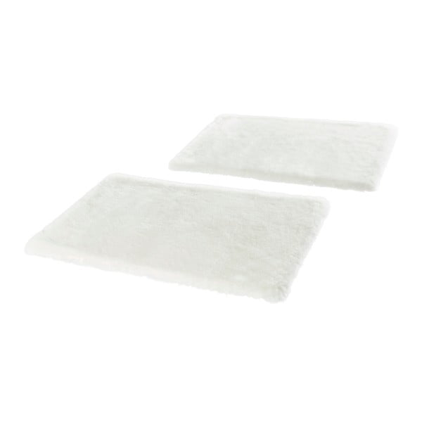 2 baltu paklāju komplekts gultai Mint Rugs Soft, 90 x 140 cm