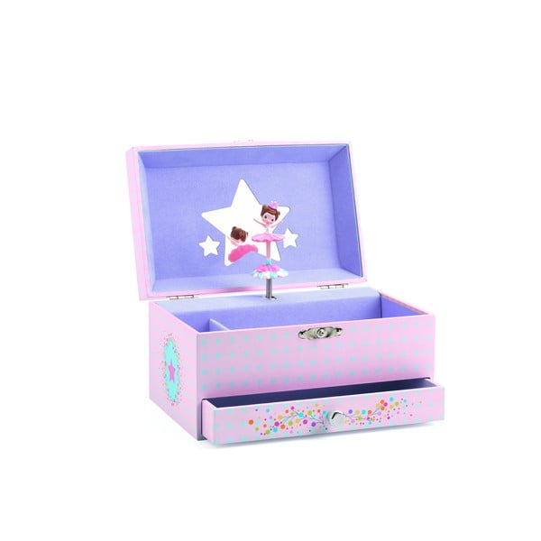 Djeco Ballerina koka rotaļlietu kaste